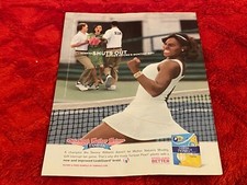 PEEP08 MAGAZINE ADVERT 11X8" TAMPAX PEARL : SERENA WILLIAMS