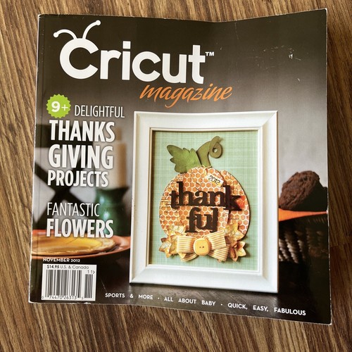 Cricut magazine thanksgiving - cricut,