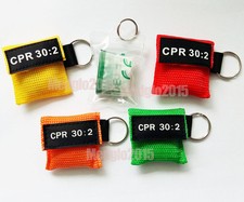 CPR MASK WITH KEYCHAIN CPR FACE SHIELD AED CPR LIFE KEY WRITING CPR 30:2