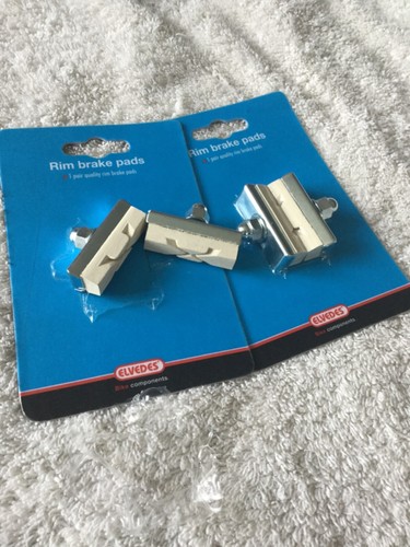 Set white bmx brake - of,
