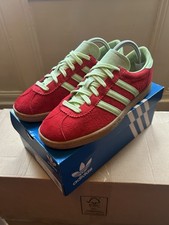 Adidas Stadt UK 8.5 Red Jade