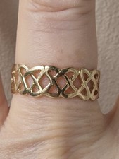 Yellow Gold Celtic Knot Band