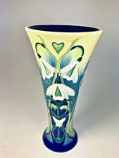 Vintage Old Tupton Ware Conical Vase Jeanne Macdougall Art Nouveau Style