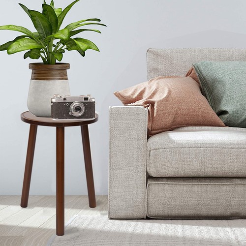 Wooden small round square side - wooden,