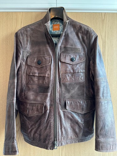 Boss orange leather man s - boss, orange,