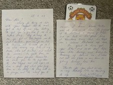 HAND WRITTEN & SIGNED LETTER