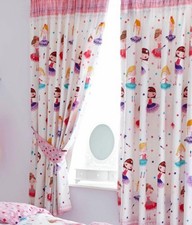 Lined curtains girls bedroom