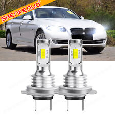 2x Bulbs H7 LED Headlight Low Beam 6000K White FOR BMW 5 Series E60 E61 2003-10
