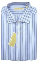 Mens Shirt Michael Kors Slim Fit Luxury Pure Cotton Long Sleeve