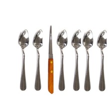 Set of 6 Grapefruit Spoons and