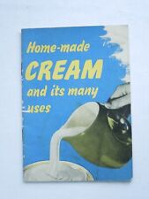Home- Made Cream And Its Many