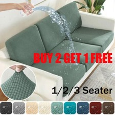 Extra Large Sofa Seat Cushion Covers Stretch Couch Slipcover Settee Protector UK