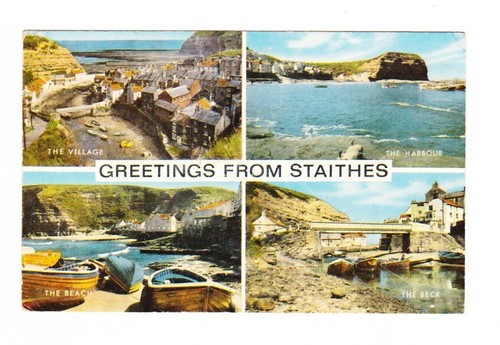 Postcard staithes north - postcard,
