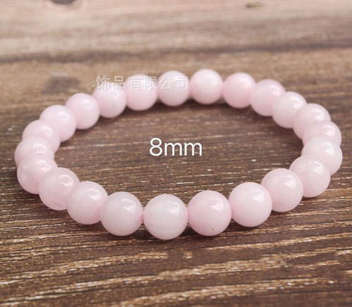 Natural rose quartz bracelet - natural,