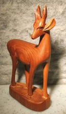 Wooden GAZELLE Statuette Hand
