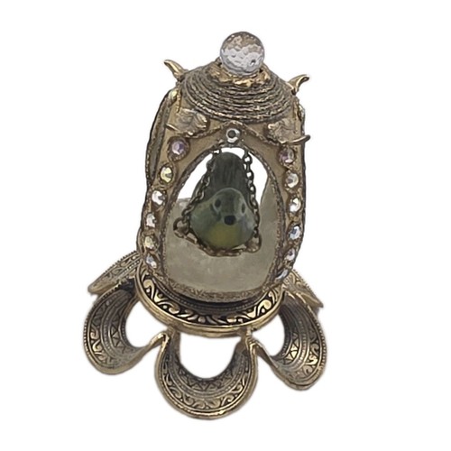 Vintage miniature bird - bird, in