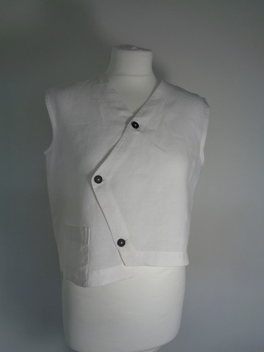 Shirin guild white sleeveless - shirin,