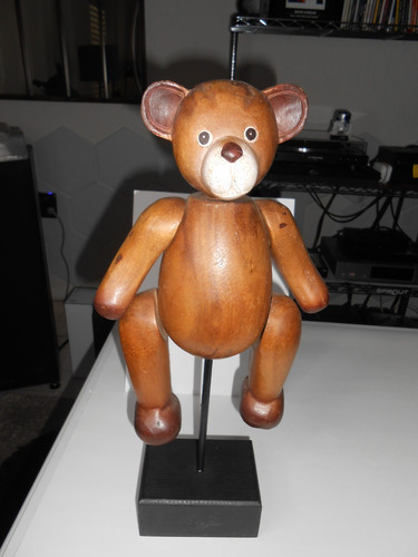 Vintage large hand carved - large,