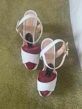 Russell & Bromley white sandals;  Size 40.5