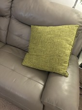 B&Q large green bed living room sofa chair cushion inc case £26 pillow 21 x 21