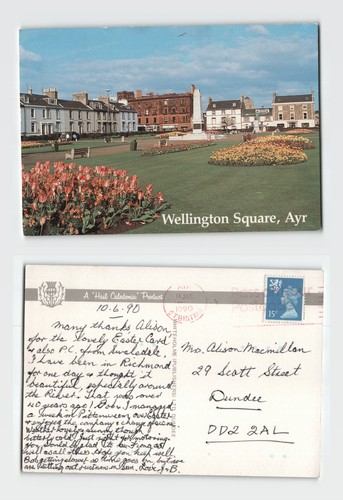 Postcard wellington square - wellington,