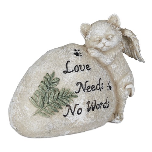 Angel pet statue grave