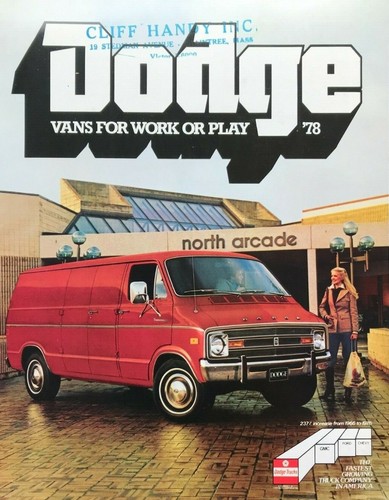 Dodge vans for work or - '78,
