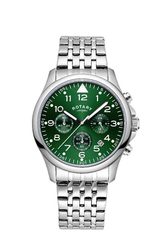 Rotary mens watch - rotary, green