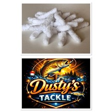 40 White Wotsit Mop Chenille