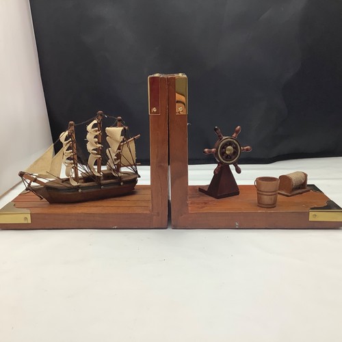 Vintage nautical bookends - nautical,