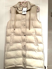 ZARA LONGLINE HOODED PADDED
