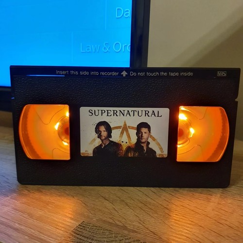 Supernatural show led vhs - show,