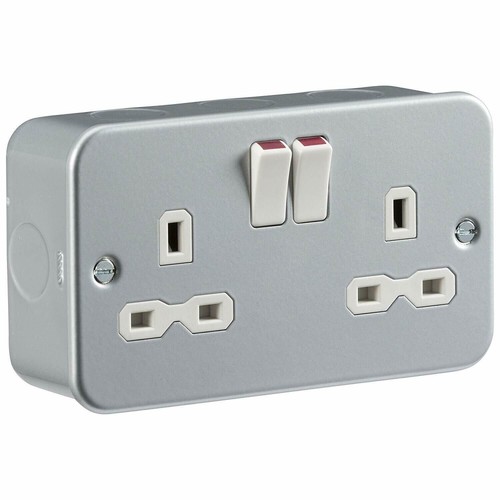 Amp double gang switched - amp, 2