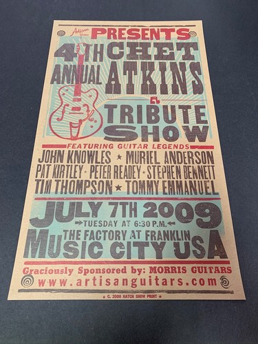 Chet atkins tribute show - atkins,