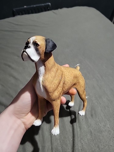 Boxer dog ornament figurine - boxer,