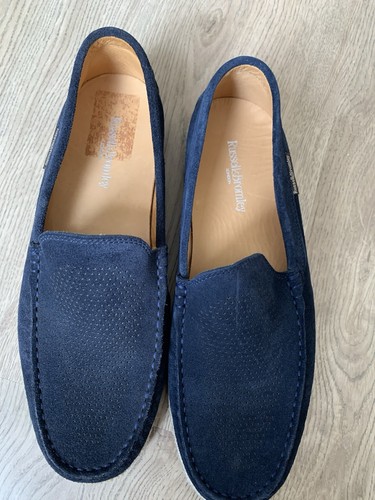 Russell bromley navy suede - &,