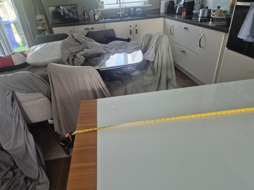 Rectangular dining table white - rectangular,