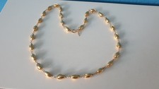 VINTAGE CROWN TRIFARI GOLD TONE NECKLACE