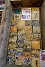 PHOTO  STRATHNAVER MUSEUM AT BETTYHILL TILES BASED IN THE FORMER PARISH CHURCH O