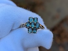 9ct Yellow Gold Exceptional Natural Alexandrite Ring Size O just under 2.5 carat