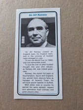 ALF RAMSEY ENGLAND 1966