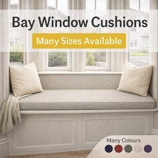 Bay window seat - bay, cushion