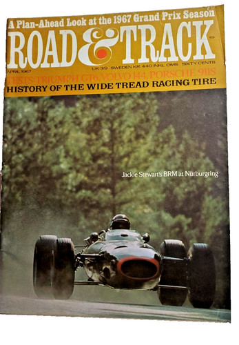 Road and track magazine - track, april