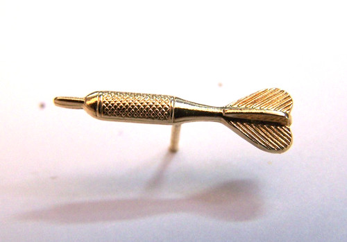 Mini golden dart pewter - golden,