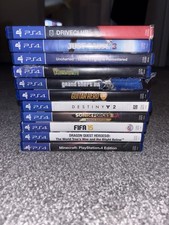 PS4 Games 11 Titles Job Lot