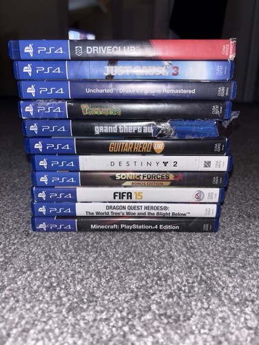 Ps4 games titles job lot - games,