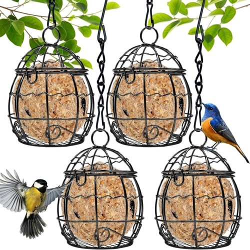 Metal fat ball feeders hanging - fat,