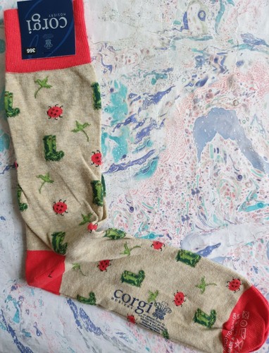 Corgi mens cotton mix socks - corgi,
