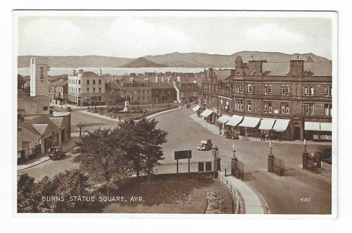 Burns statue square - statue, ayr