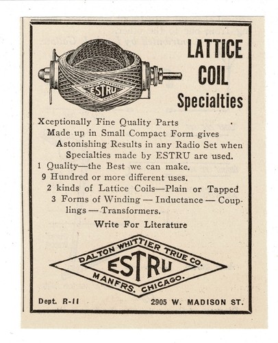 1924 estru lattice - lattice, coil